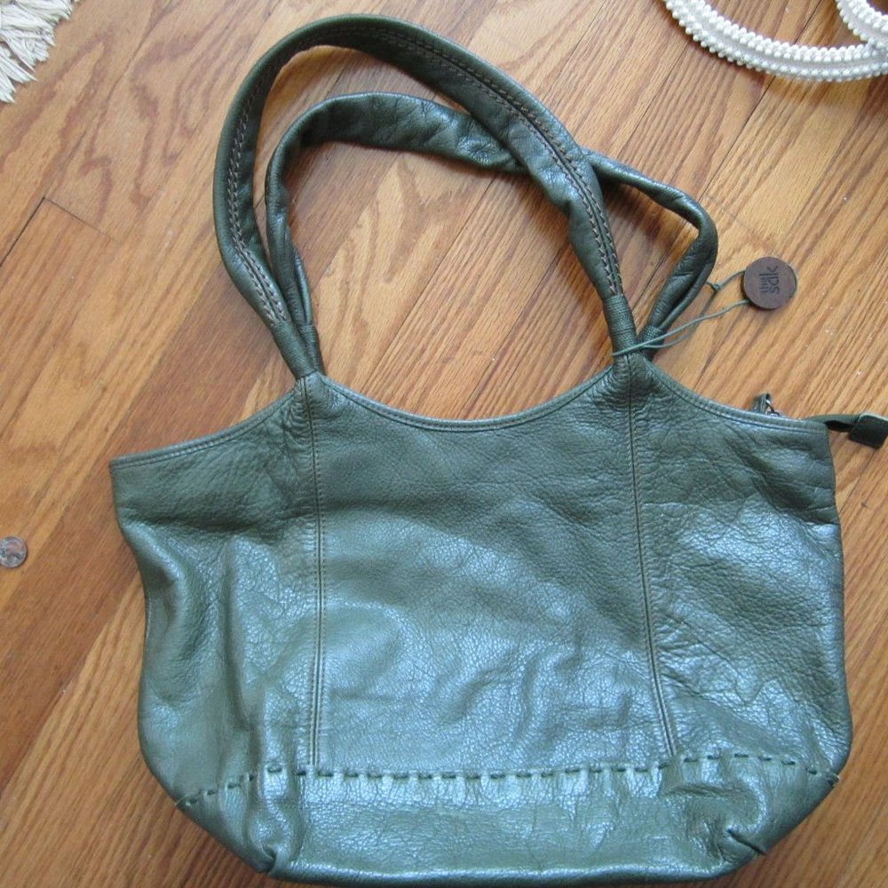 "THE SAK" LEATHER HOBO HANDBAG /PURSE